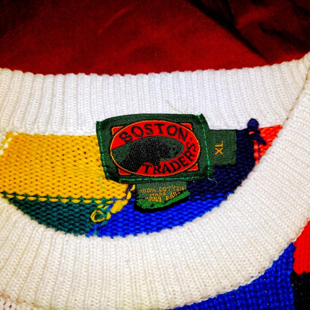 Vintage Boston Trader's Sweater - Picture 3 of 3